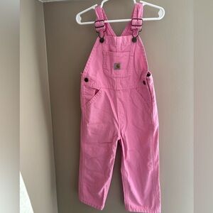3T Carhartt Pink Overalls